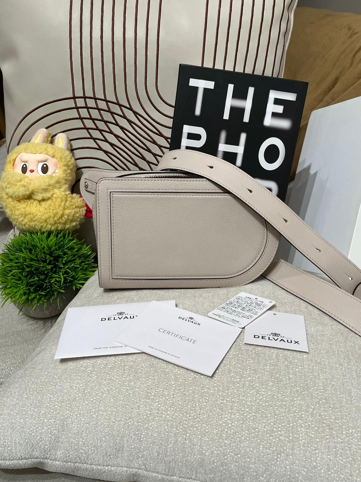 Delvaux Pin Jumping Calfskin 100%Authentic, 99%New ✅專門店收據✅證書✅Booklet✅Tap✅Dust bag