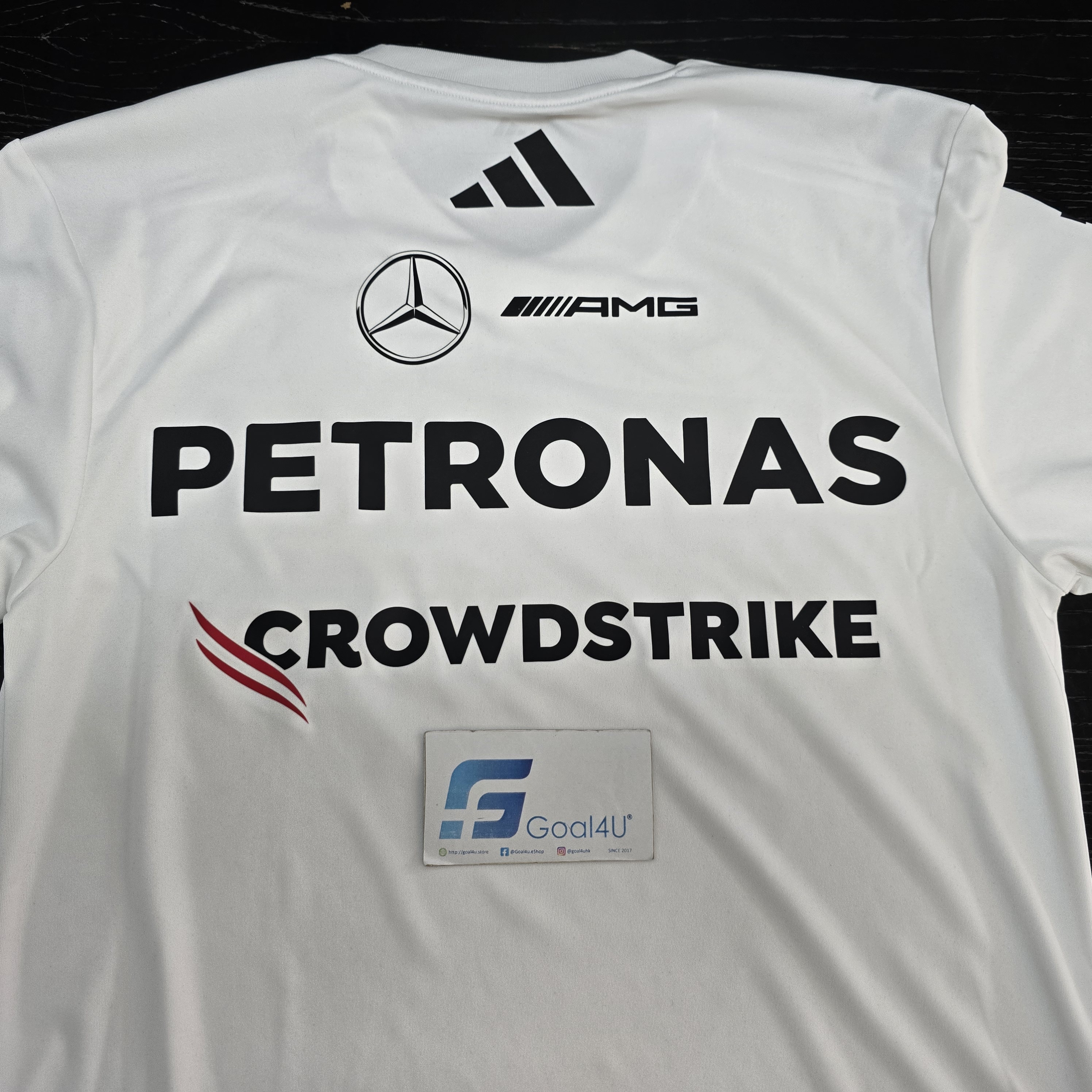 Adidas F1 Mercedes Benz 平治車隊 2026 白色車手長袖隊服 KF0147