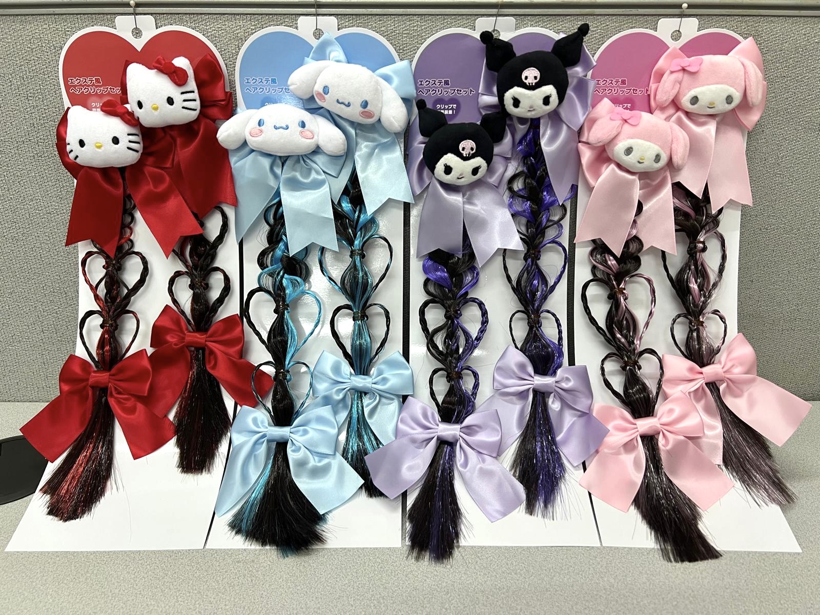 🎌日本直送🎌 Sanrio卡通 駁髮頭夾套裝
