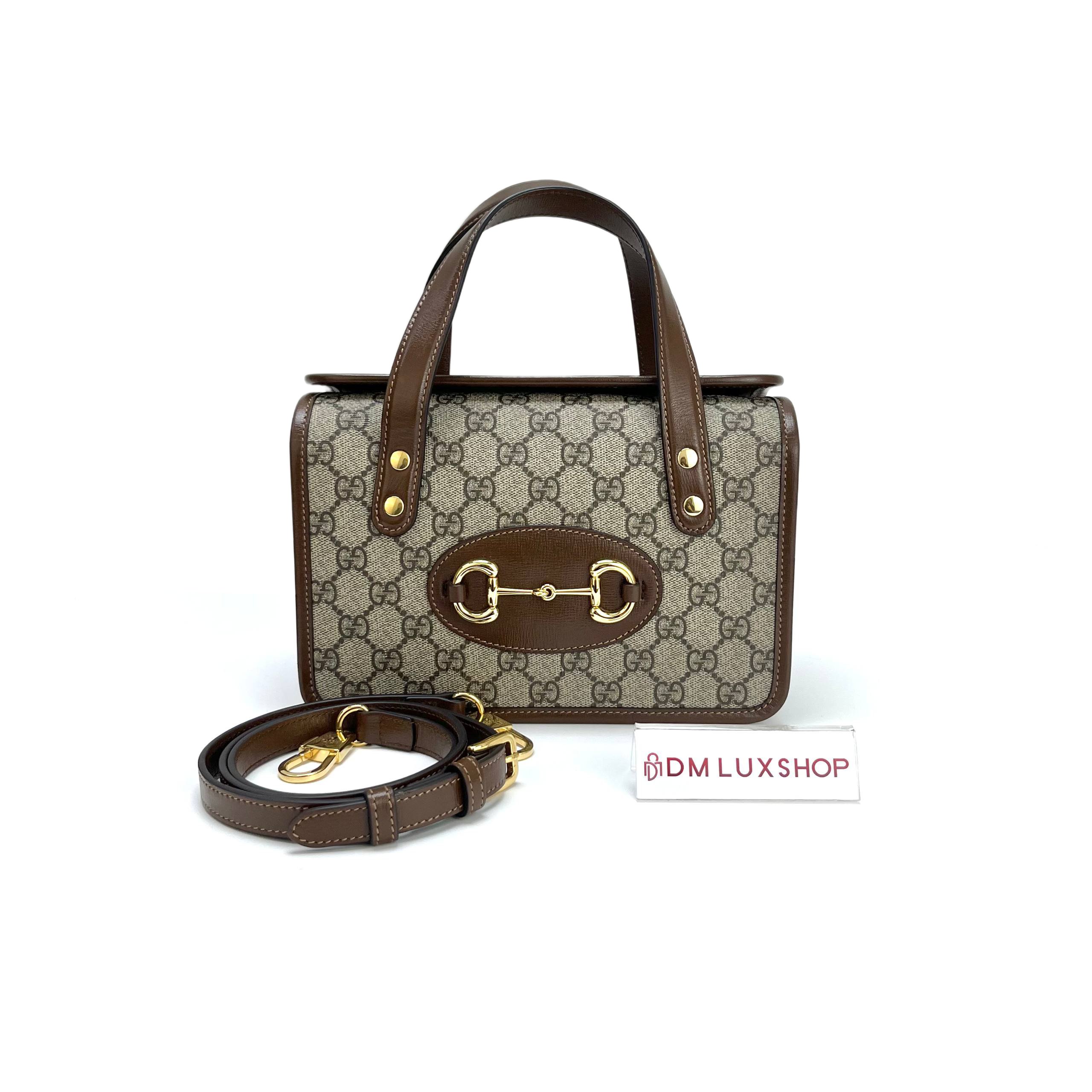 Gucci Horsebit 1955 Mini Box Tote Bag GHW