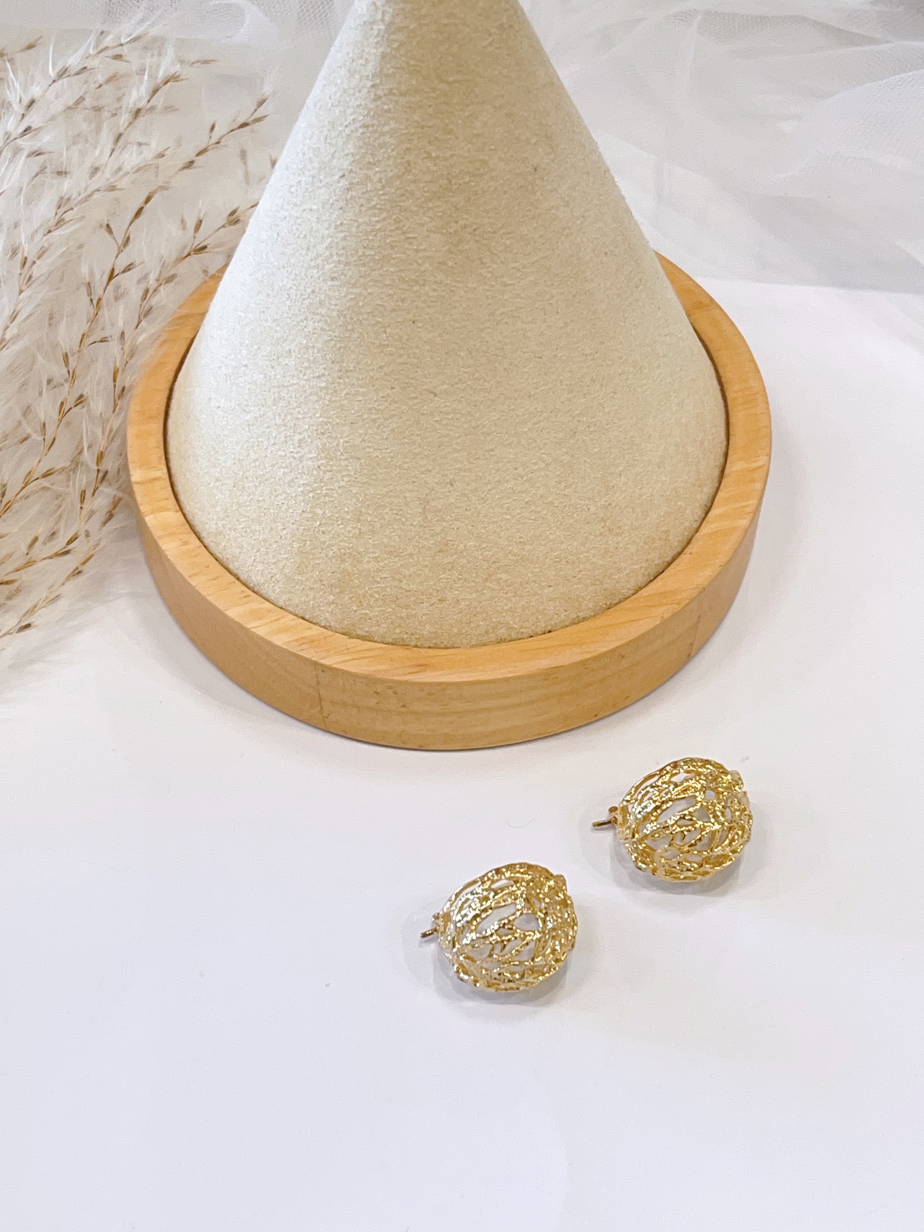 简约又不失高级感圆圈设计耳扣耳环