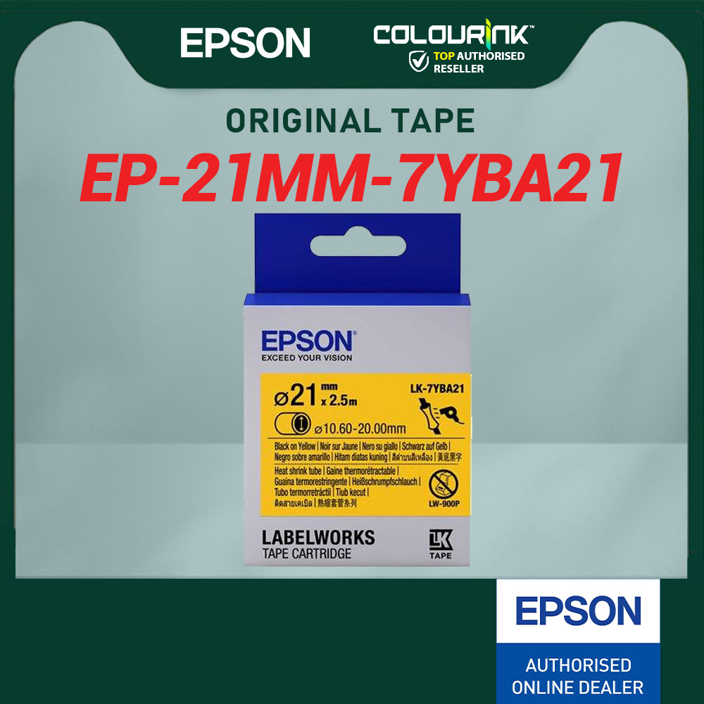 Epson Original Genuine Heat Shrink Tube LK TAPE 4WBA3 4WBA5 4YBA3 4YBA5 6WBA11 6WBA14 6YBA14 7WBA21 7YBA21 for Z900FK