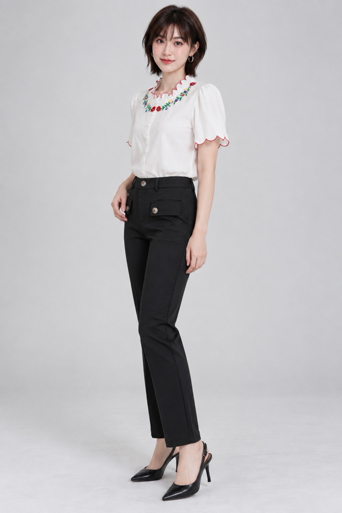 4264 Style Meets Convenience Long Pant