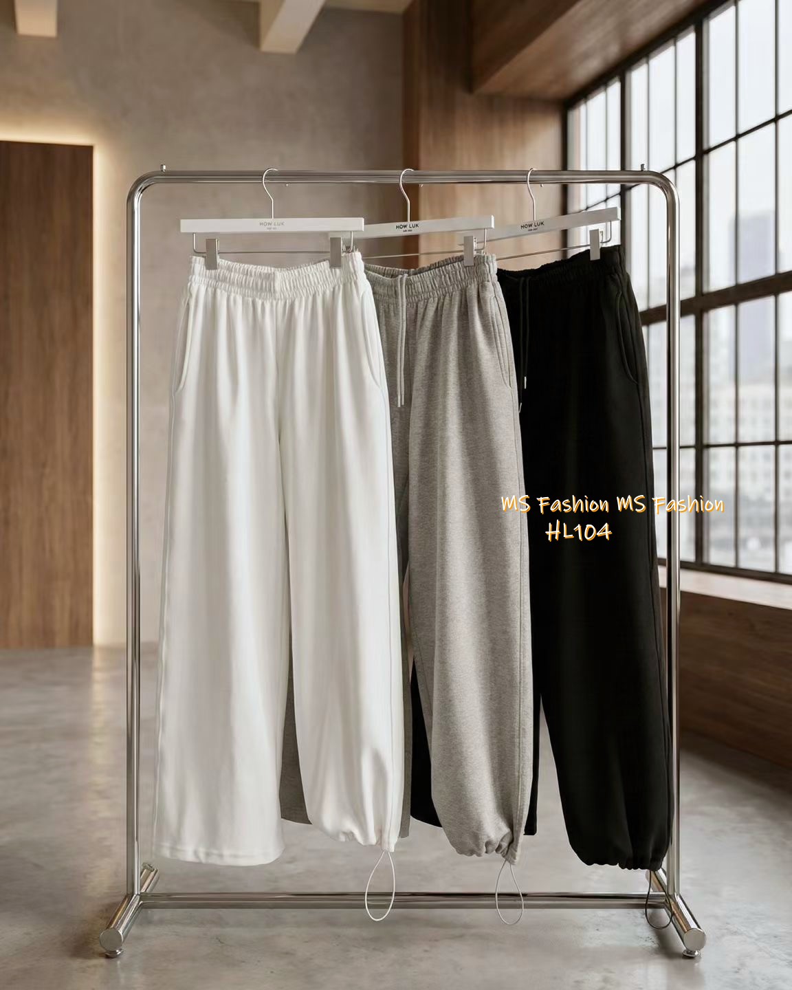 HL104 韓國🌼Howluk兩著可束腳休閒褲