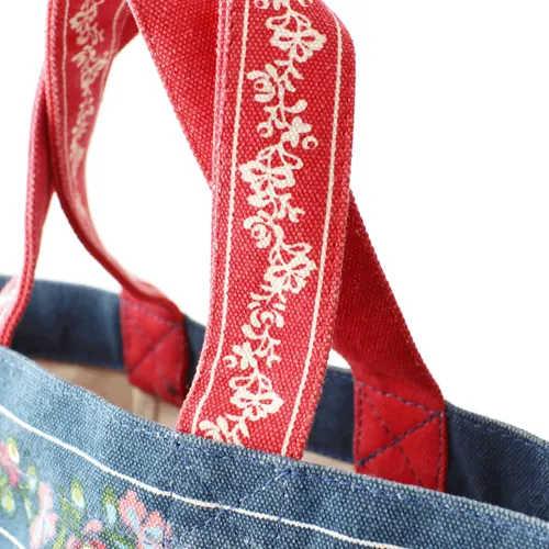 日本品牌🗾印度🇮🇳製造東歐傳統刺繡設計手拎帆布包現貨😍