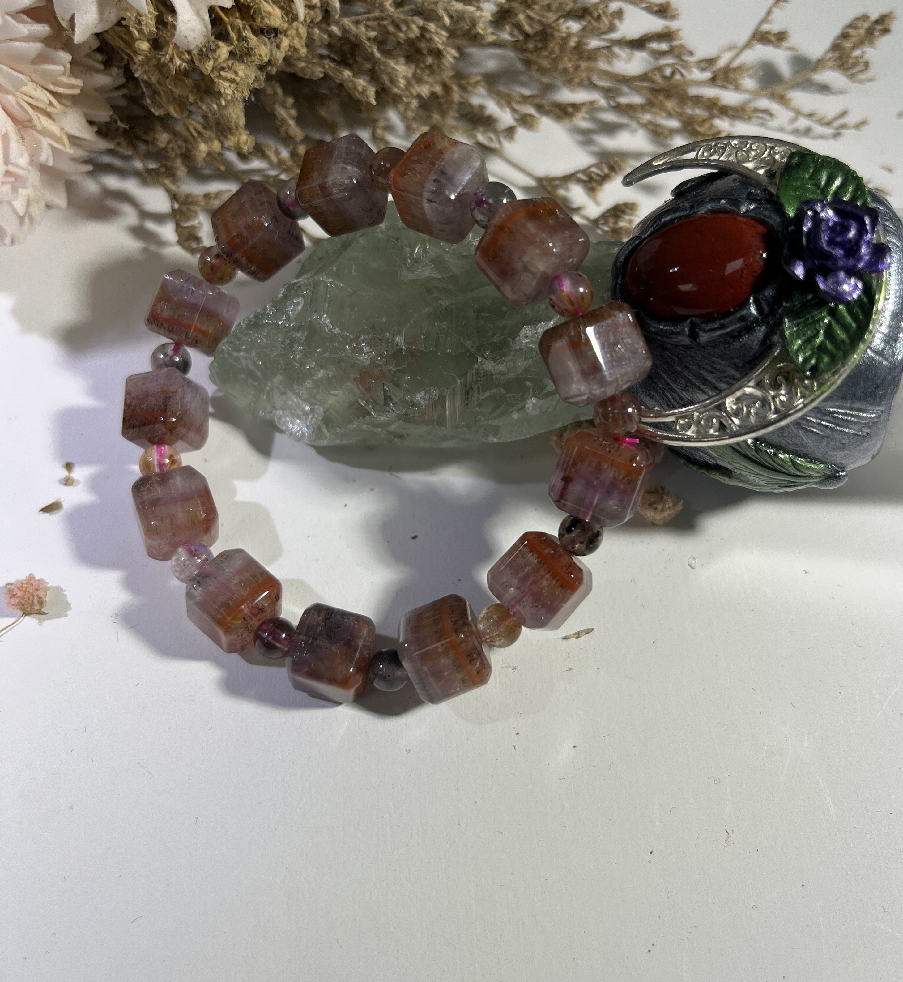 透體紫紅極光方糖 9m+