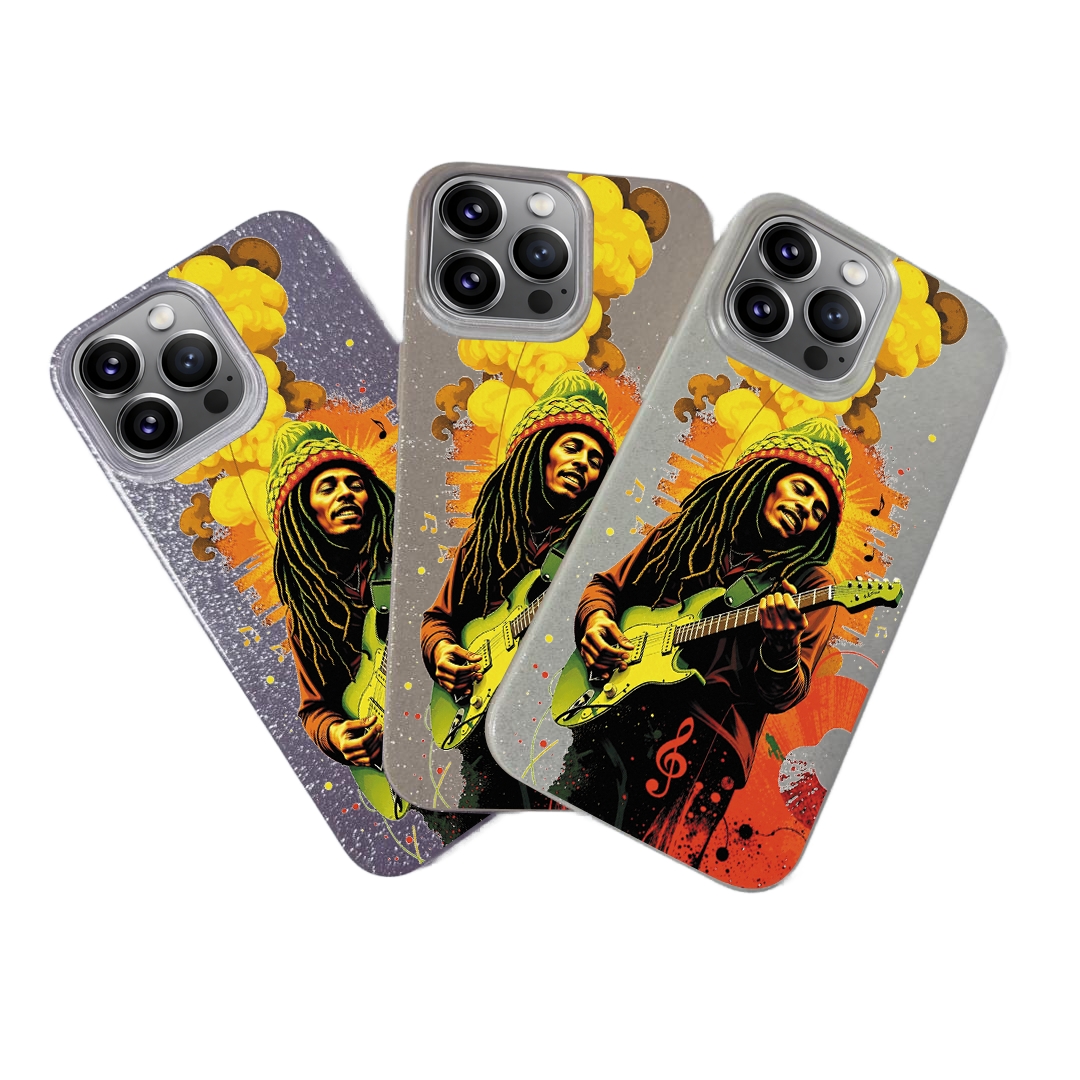 BLING CASE PHONE FOR IPHONE - DESIGN BOBMARLEY