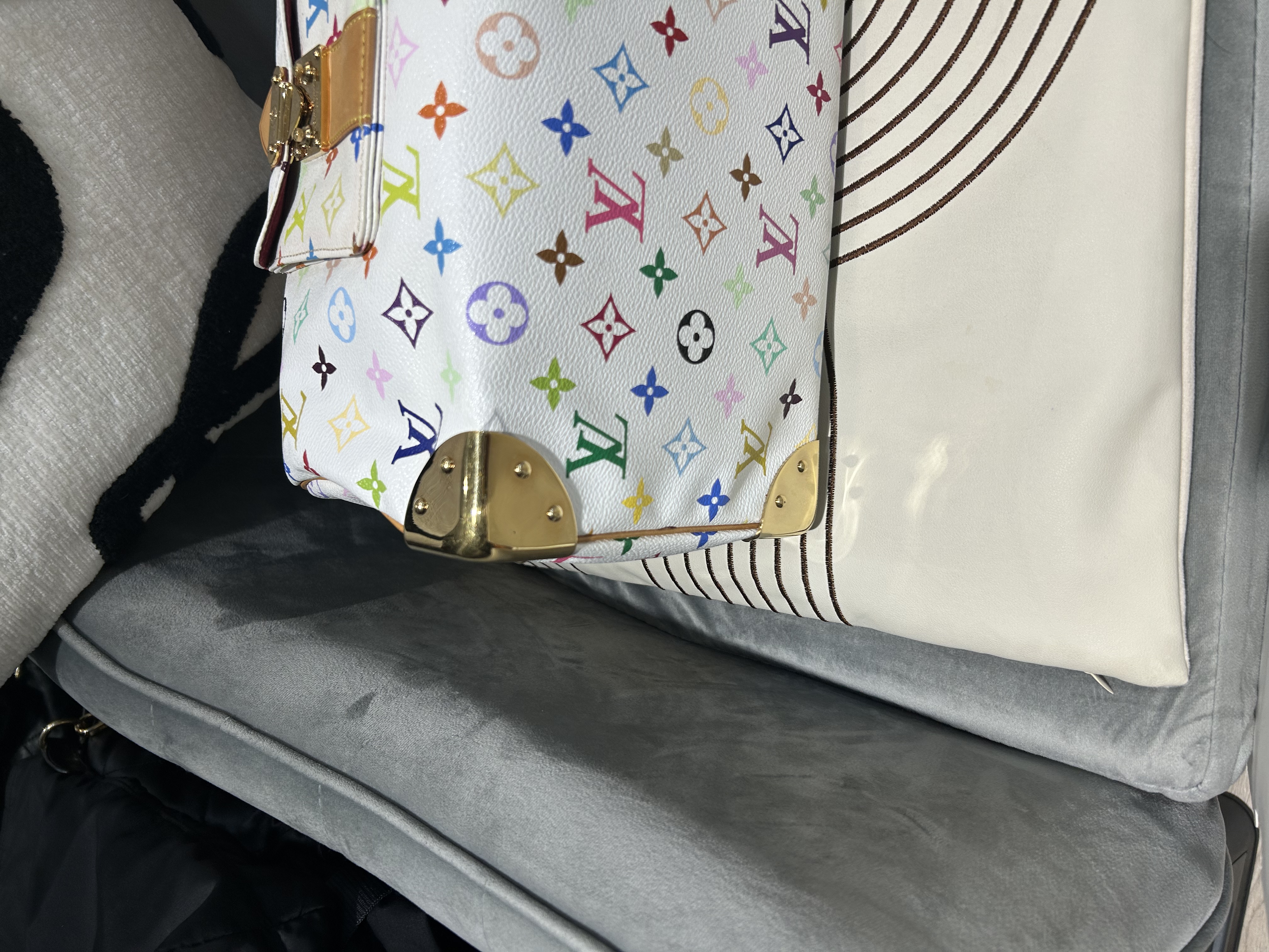 LV Speedy 30 村上隆白彩花