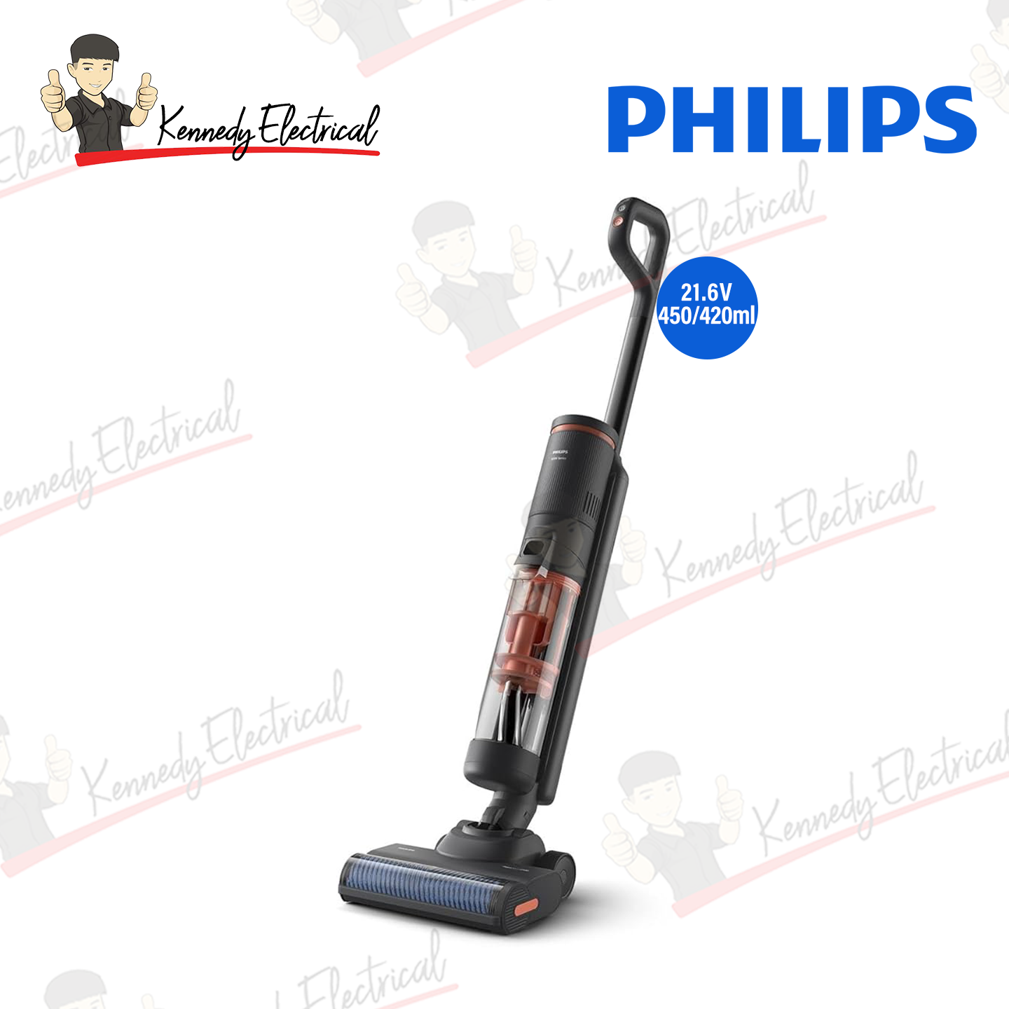 Philips 6000 Series AquaTrio Cordless Vacuum & Wash (XW6264/11)