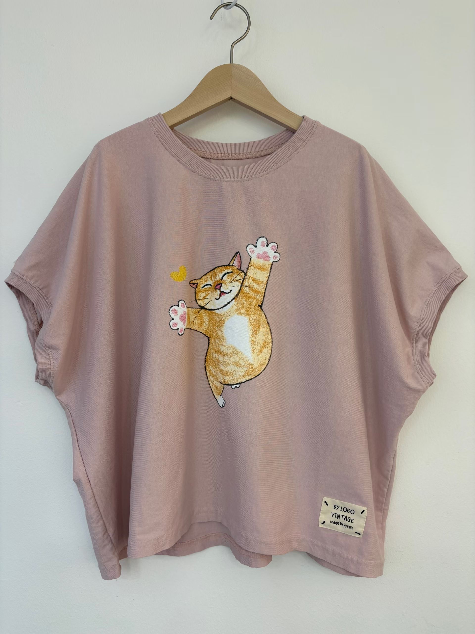 LO OX happy cat tee