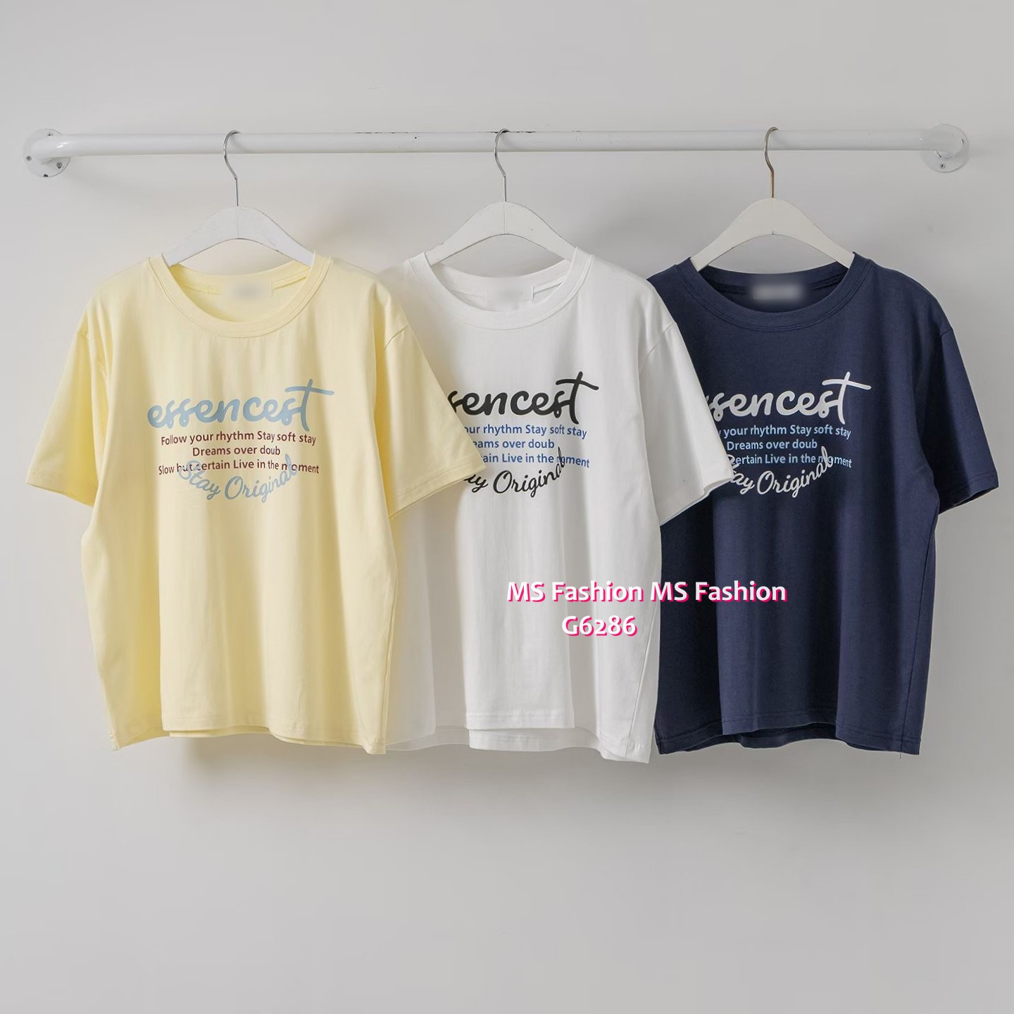 G6286 韓國🇰🇷靚字母print top