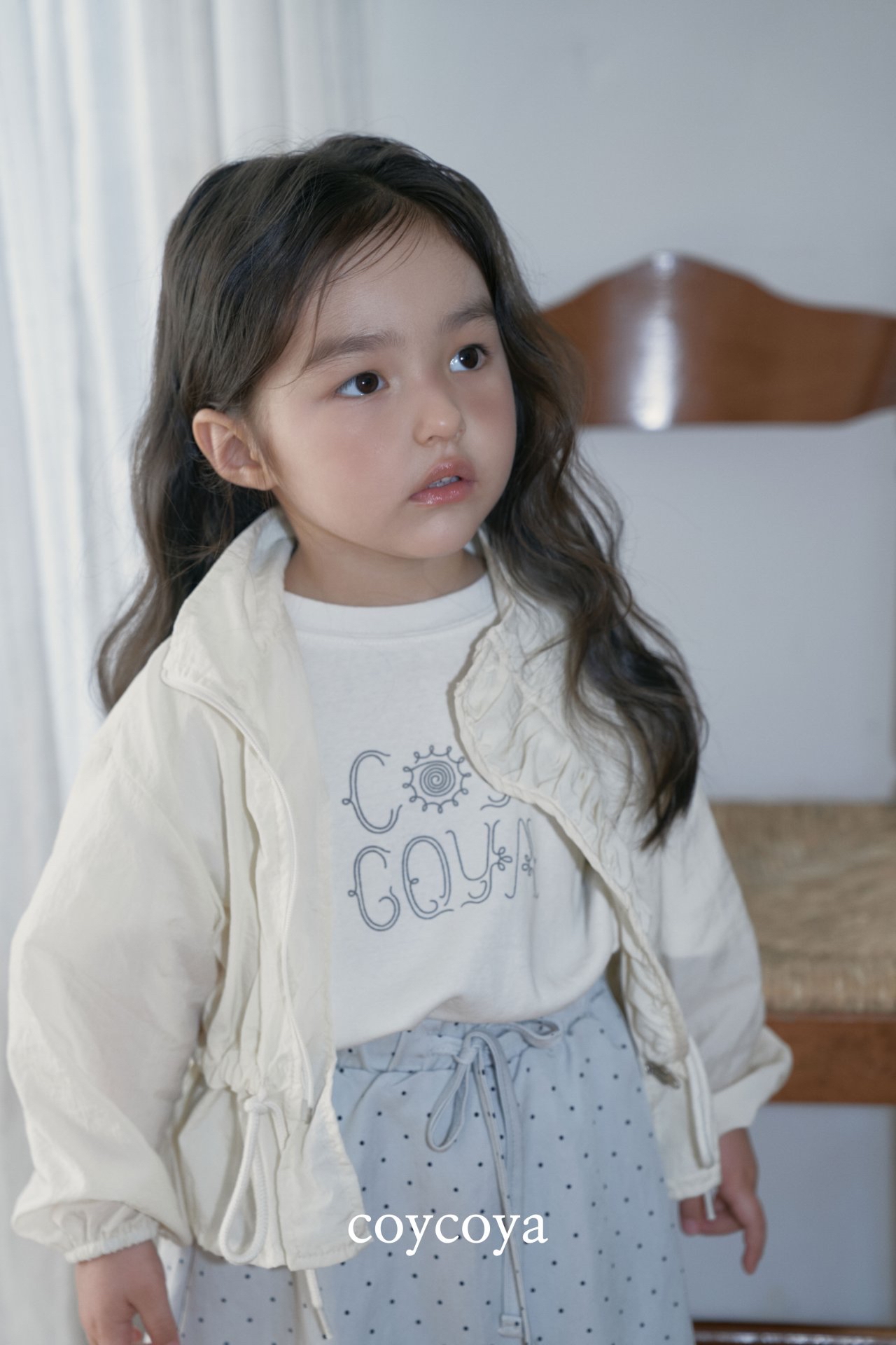 🌸預訂 韓國直送🌸🇰🇷COYCOYA兩色標誌印花寬鬆短袖T恤