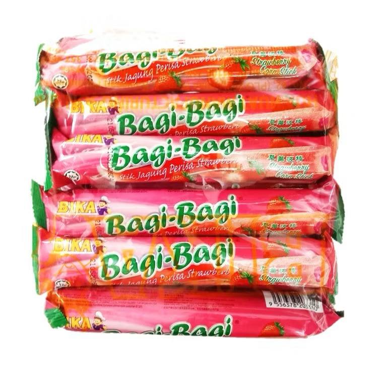 40pcs Bika Bagi-Bagi Pika Corn Stick, Big D, Bing Bing [Chocolate/Strawberry/Seaweed/