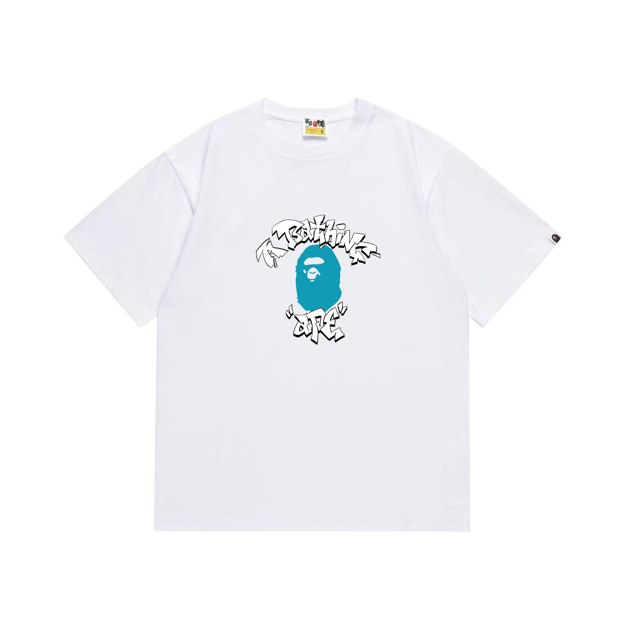 BAPE Graffiti Pattern College Tee