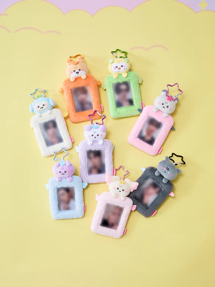 📦訂購 韓國代購 ATEEZ MIGHTEEZ BABY PLUSH PHOTO CARD HOLDER KEYRING (WONDER ROOM) 卡套鎖匙扣