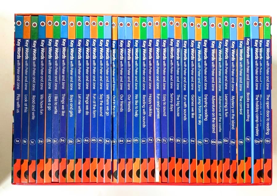Ladybird Key Words Collection with Peter Jane 1-36 book 英文分級閱讀全套36冊   關鍵詞快樂瓢蟲Ladybird兒童英語繪本盒裝 (4-12歲) BA01