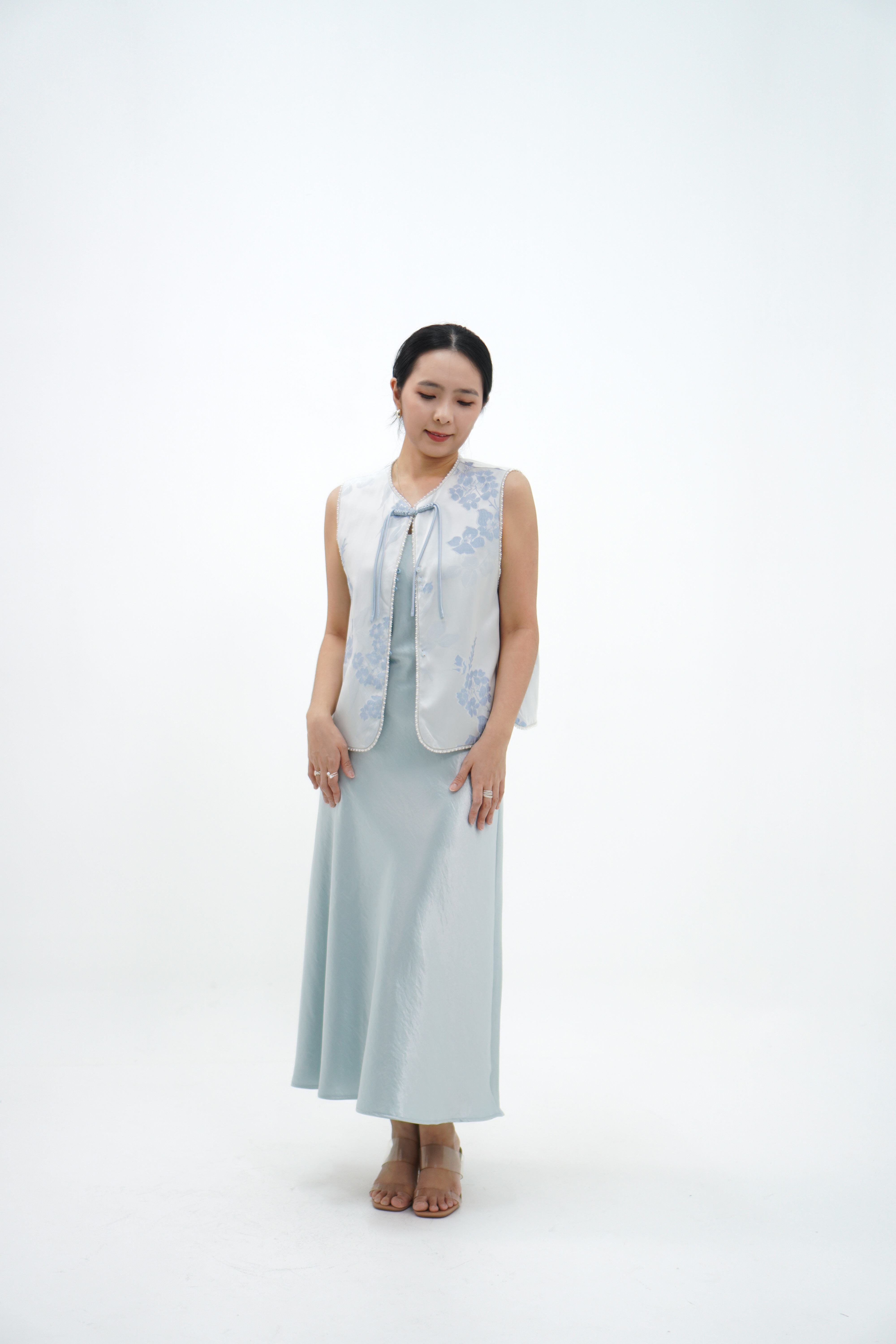 珍珠新中式马甲