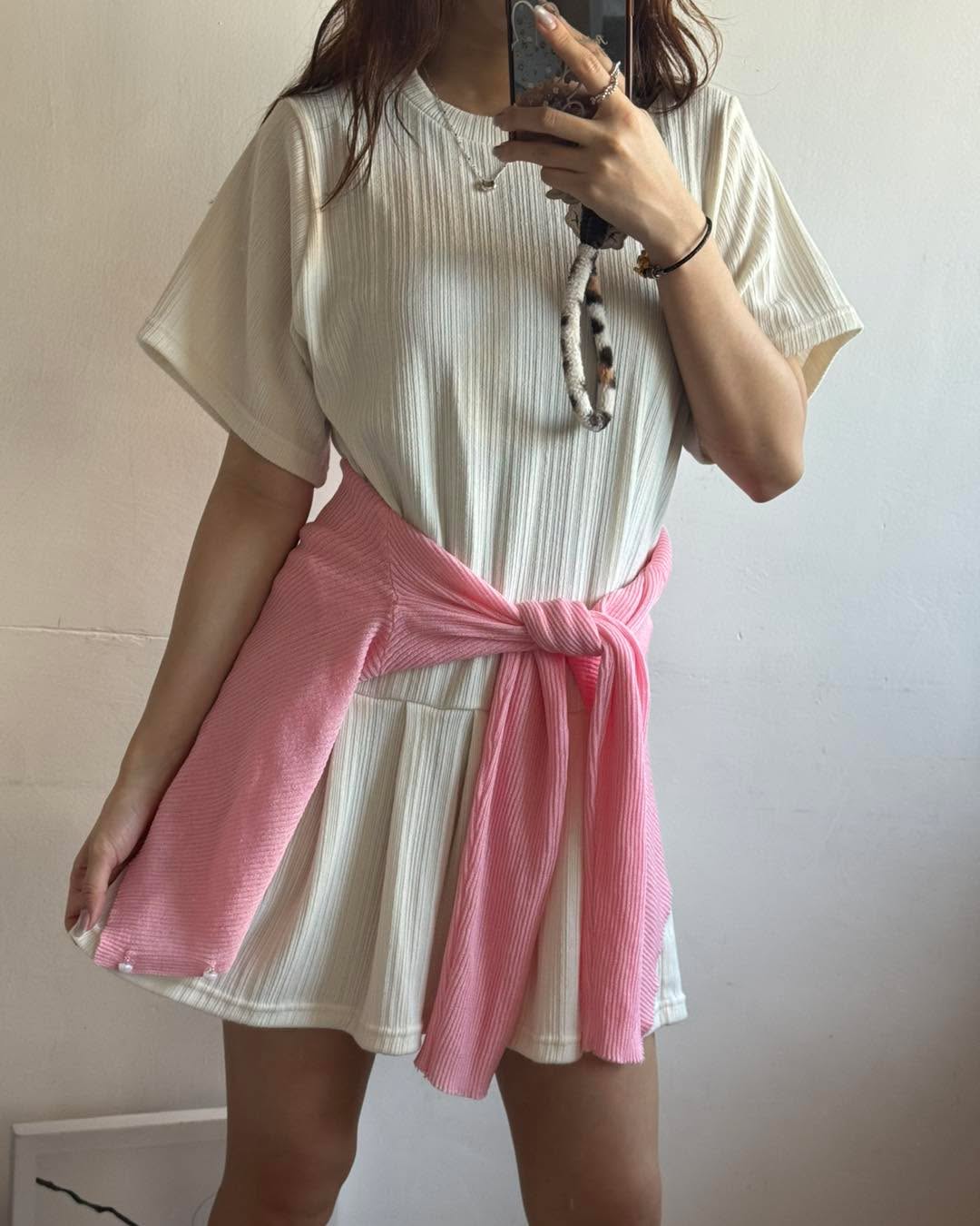 暗直紋百摺娃娃裙