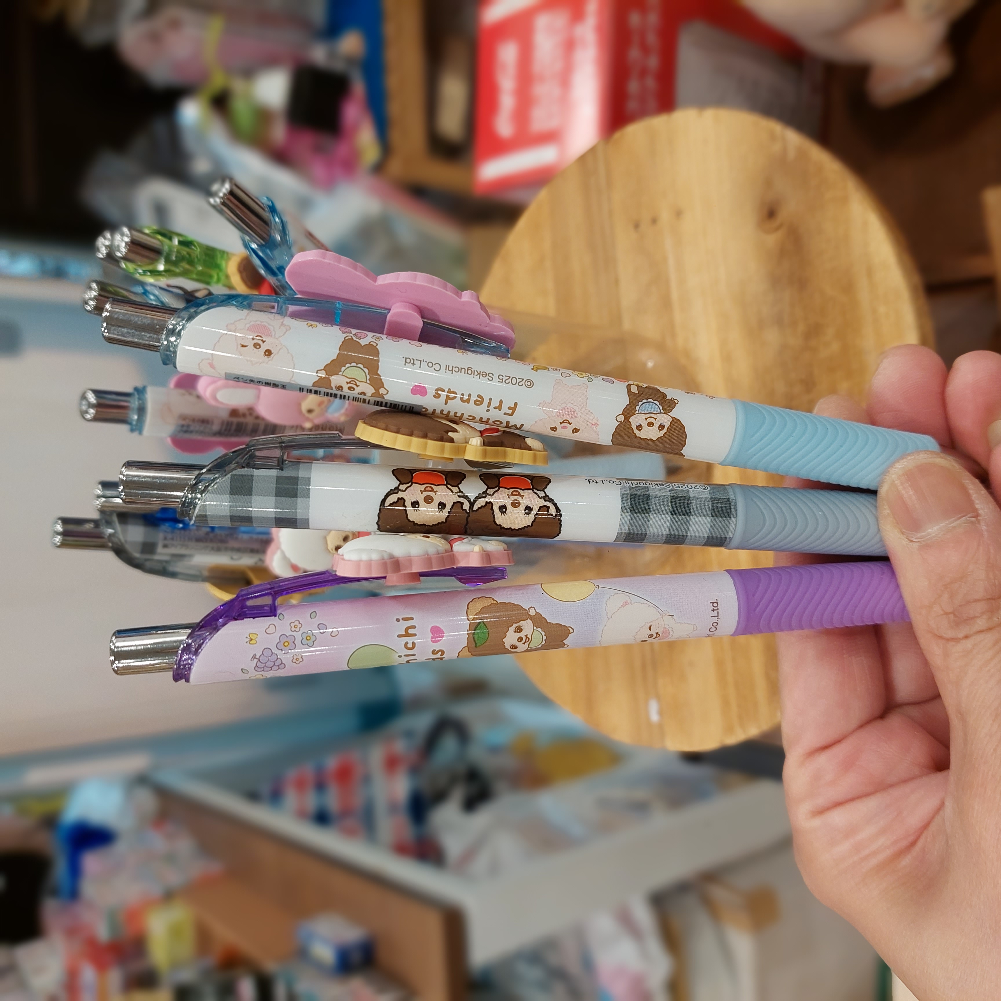 原裝日本 Monchhichi 原子筆 五款選