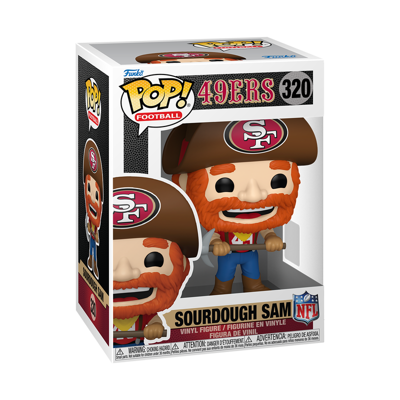 📦訂購 美國代購 Funko POP! NFL Sourdough Sam Figure 三藩市49人 模型