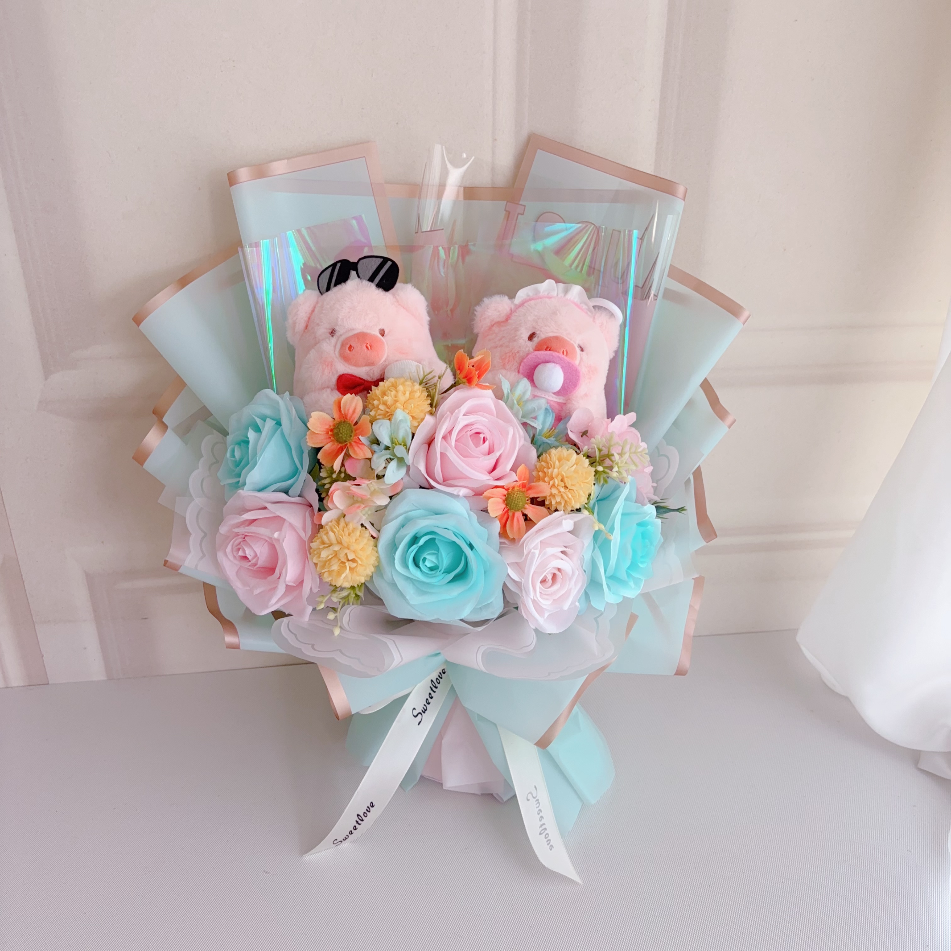 (現貨)lulupig公仔花束