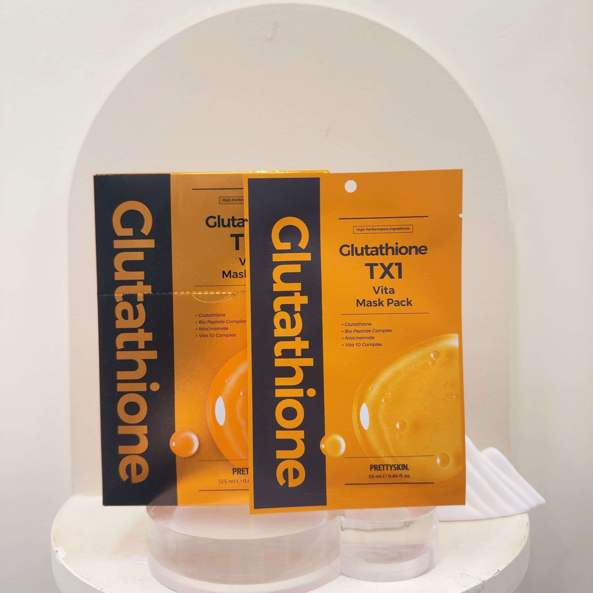 PRETTYSKIN 谷胱甘肽 TX1 維生素面膜