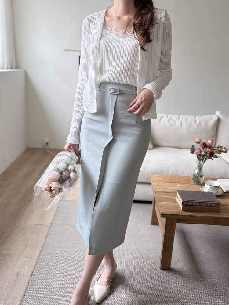 [假兩件] Lumiere Lace Layered Top (White)