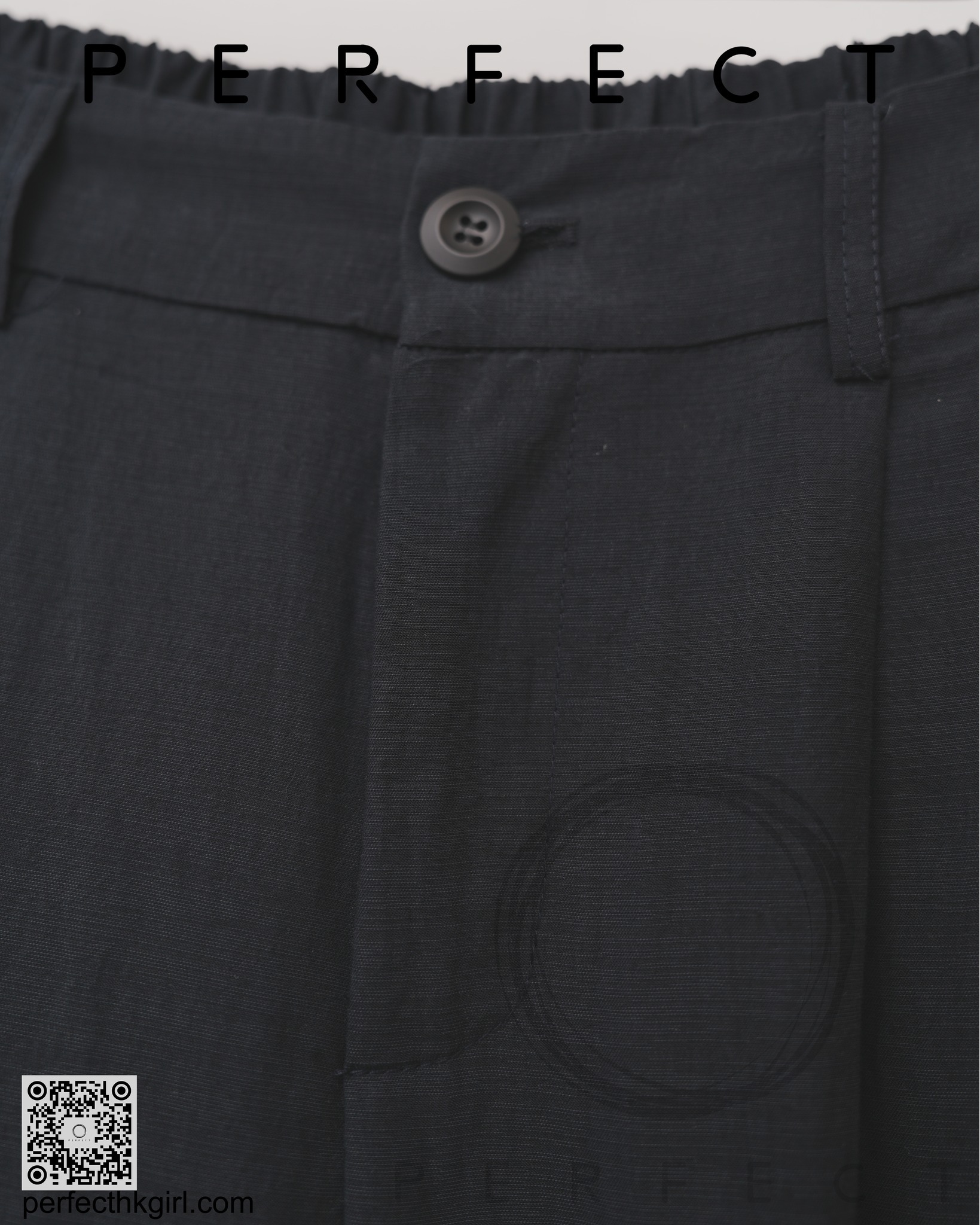 P0010_通爽西裝布料直腳垂感褲(文青藏藍色)