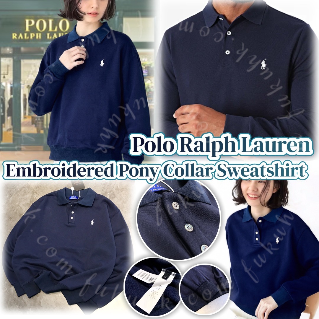 Polo Ralph Lauren Embroidered Pony Collar Sweatshirt 刺繡小馬翻領衛衣