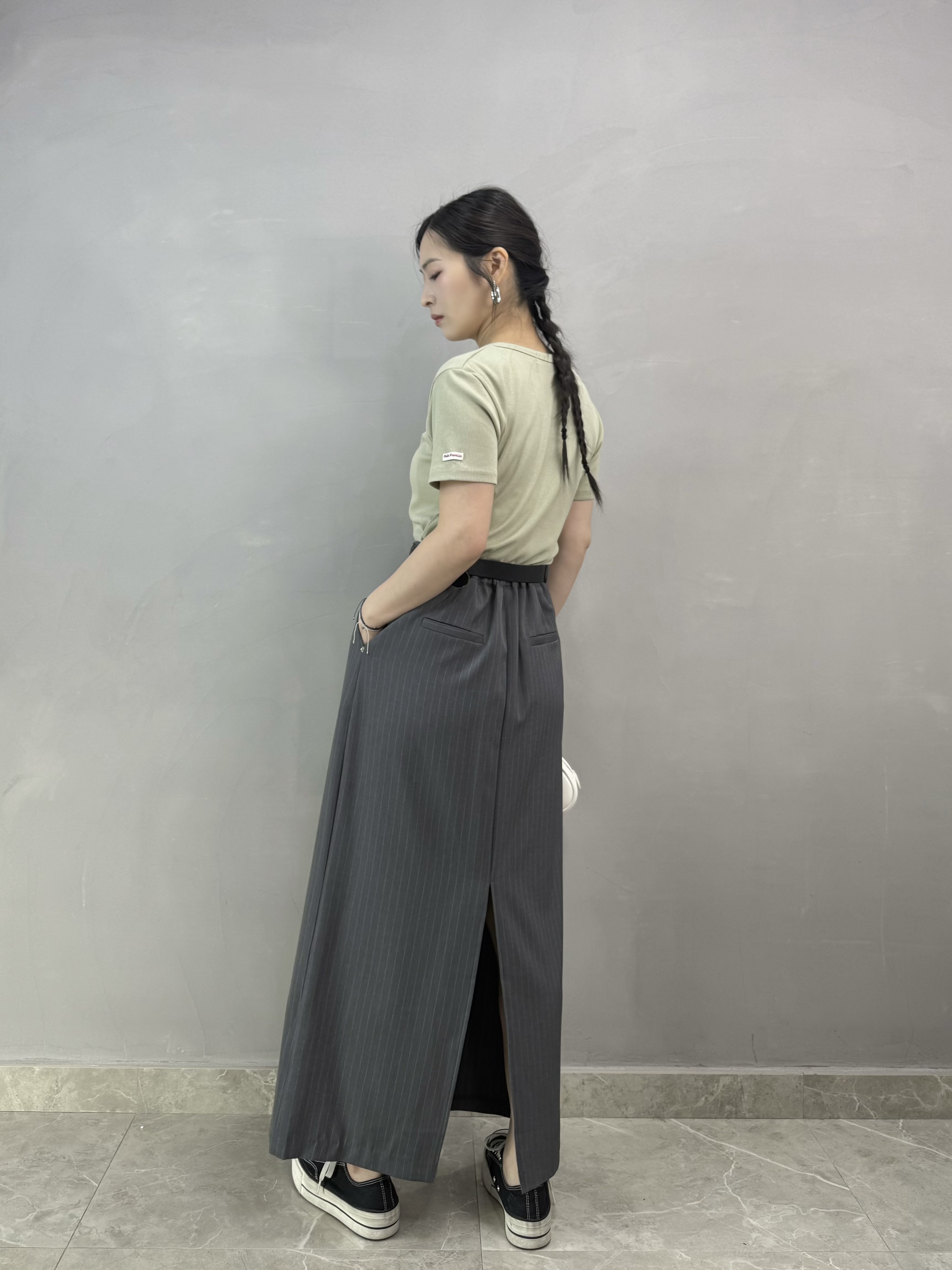 Z62 扣鈕暗紋Tee