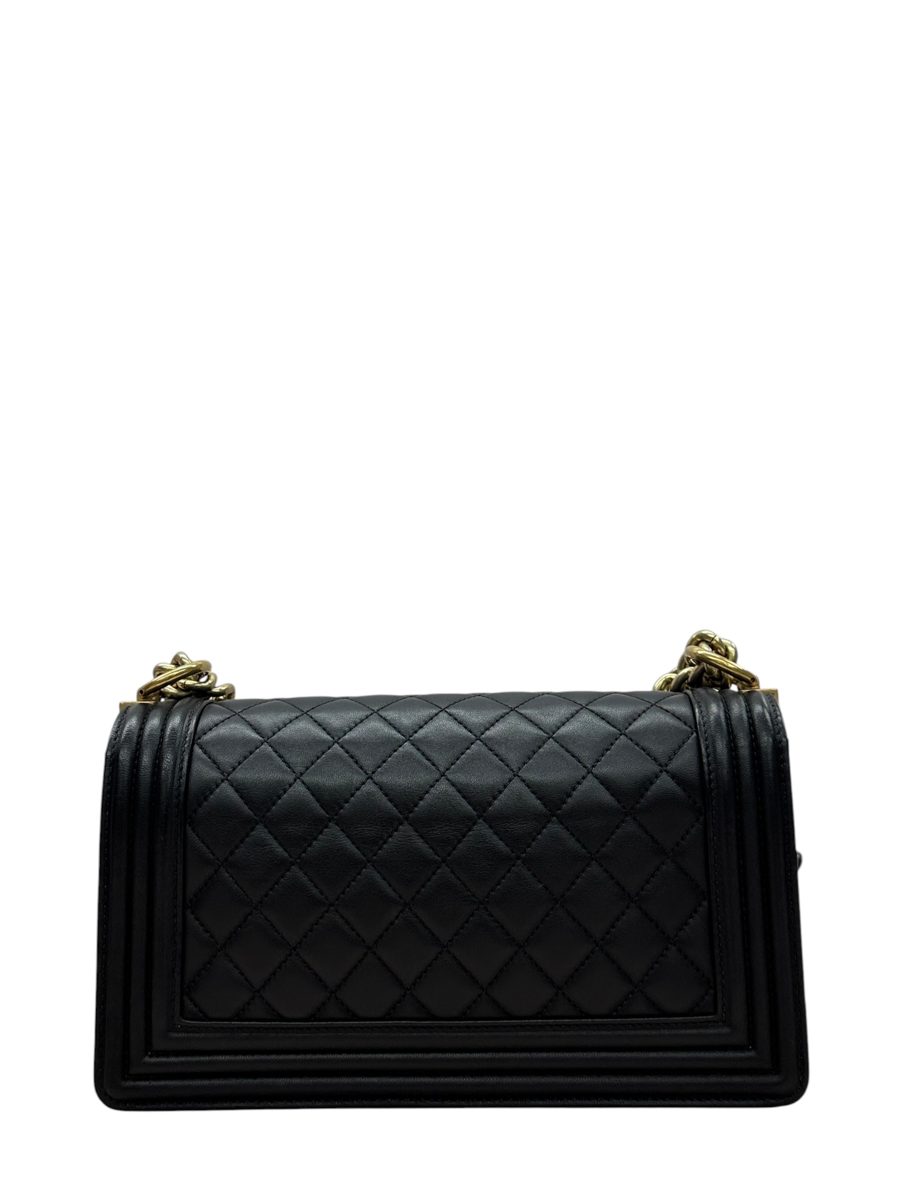 Pre-owned Chanel Boy 25 Flap Bag Lambskin / Product Code:082106