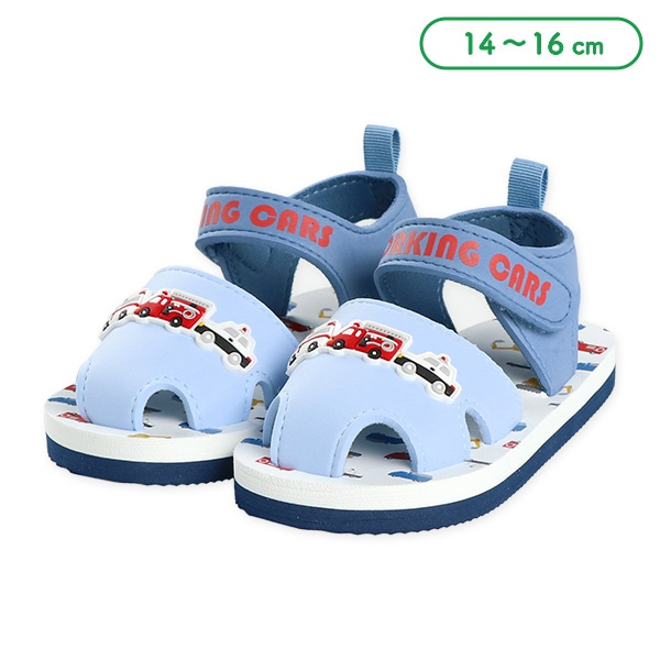 🇯🇵預訂 日本直送🇯🇵工作車輛圖案淺藍色EVA涼鞋