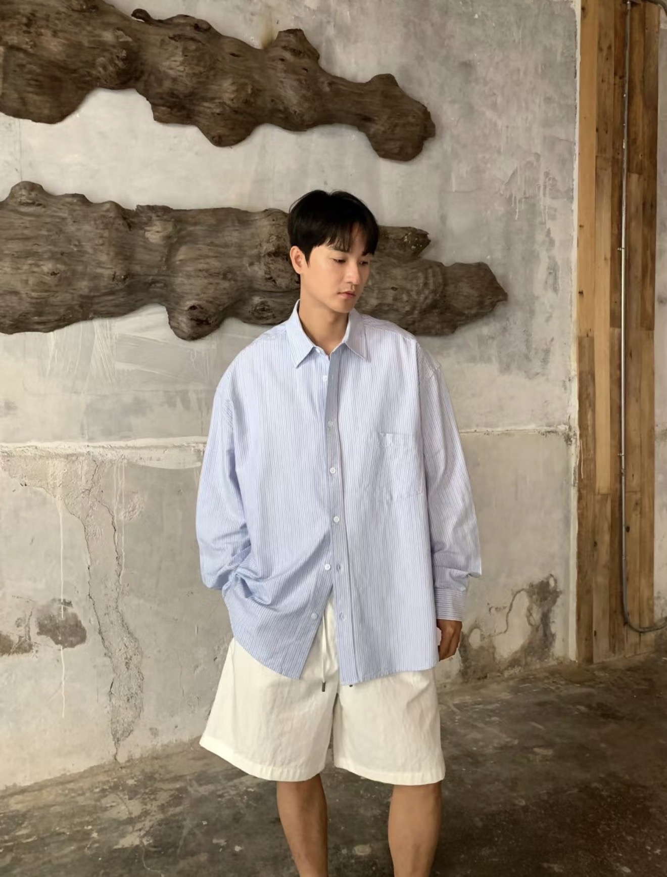 (推薦款) Striped casual shirt #sh16