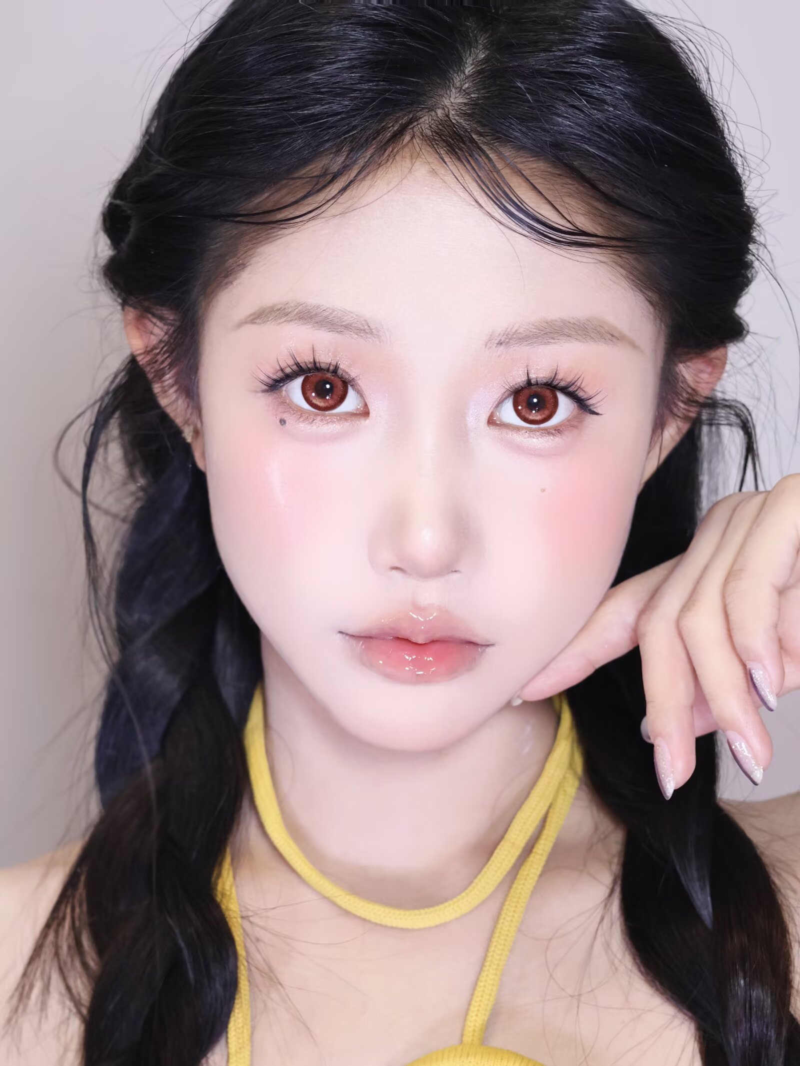 Yukicon 日拋2片 水色橘光/水色翡綠