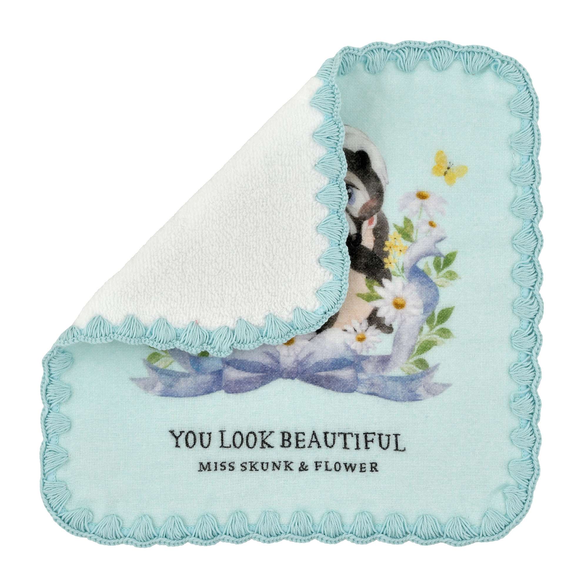 🎀【預訂】Disney Spring Romance Miss Skunk & Flower 迷你毛巾