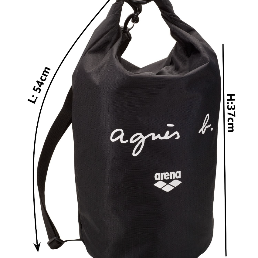 預計 Agnes.b X Arena 單肩斜孭防水水桶袋 🖤