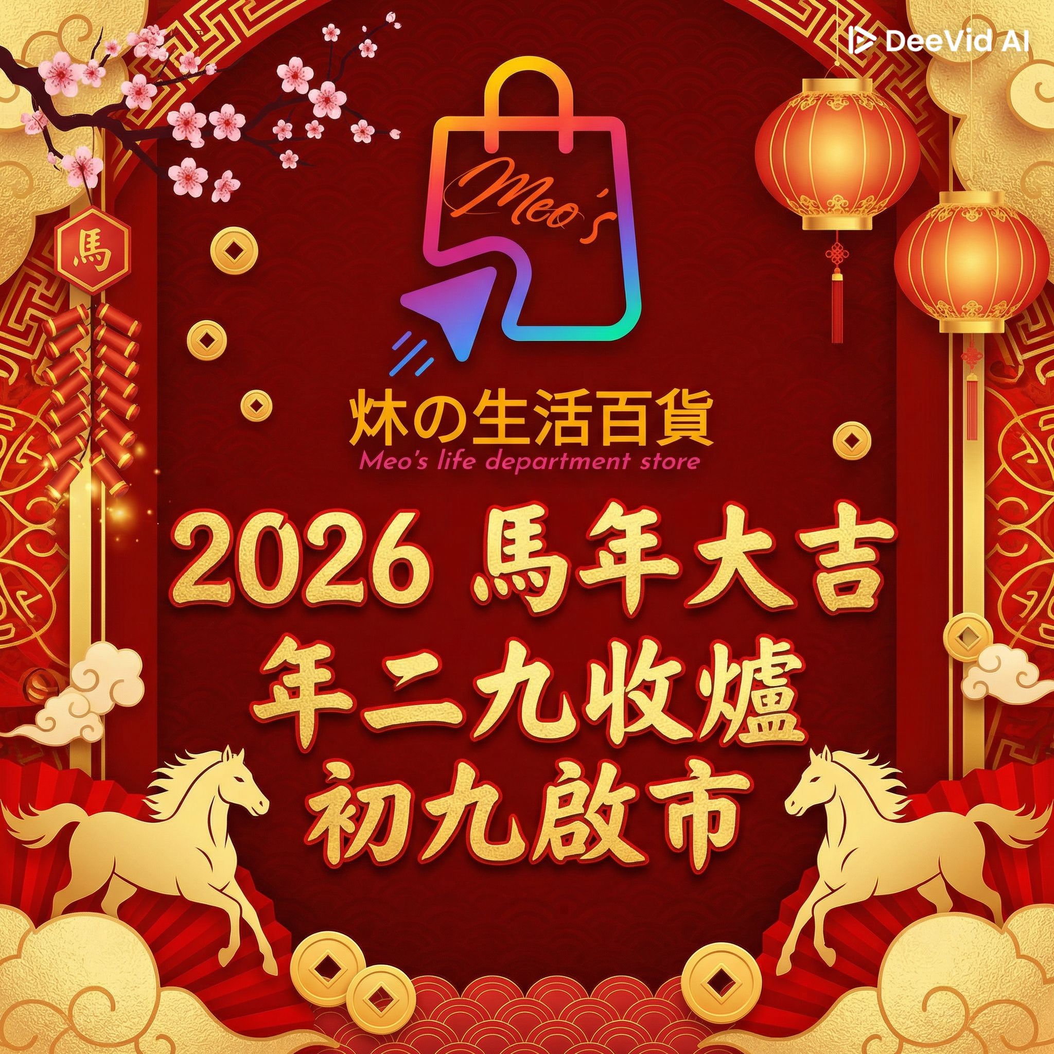 2026🐎年Meo's炑の生活百貨