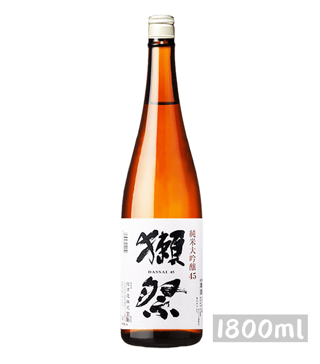 獺祭 四割五分 純米大吟釀 15-16% 1800ml 無盒 (1x6x1800ml)