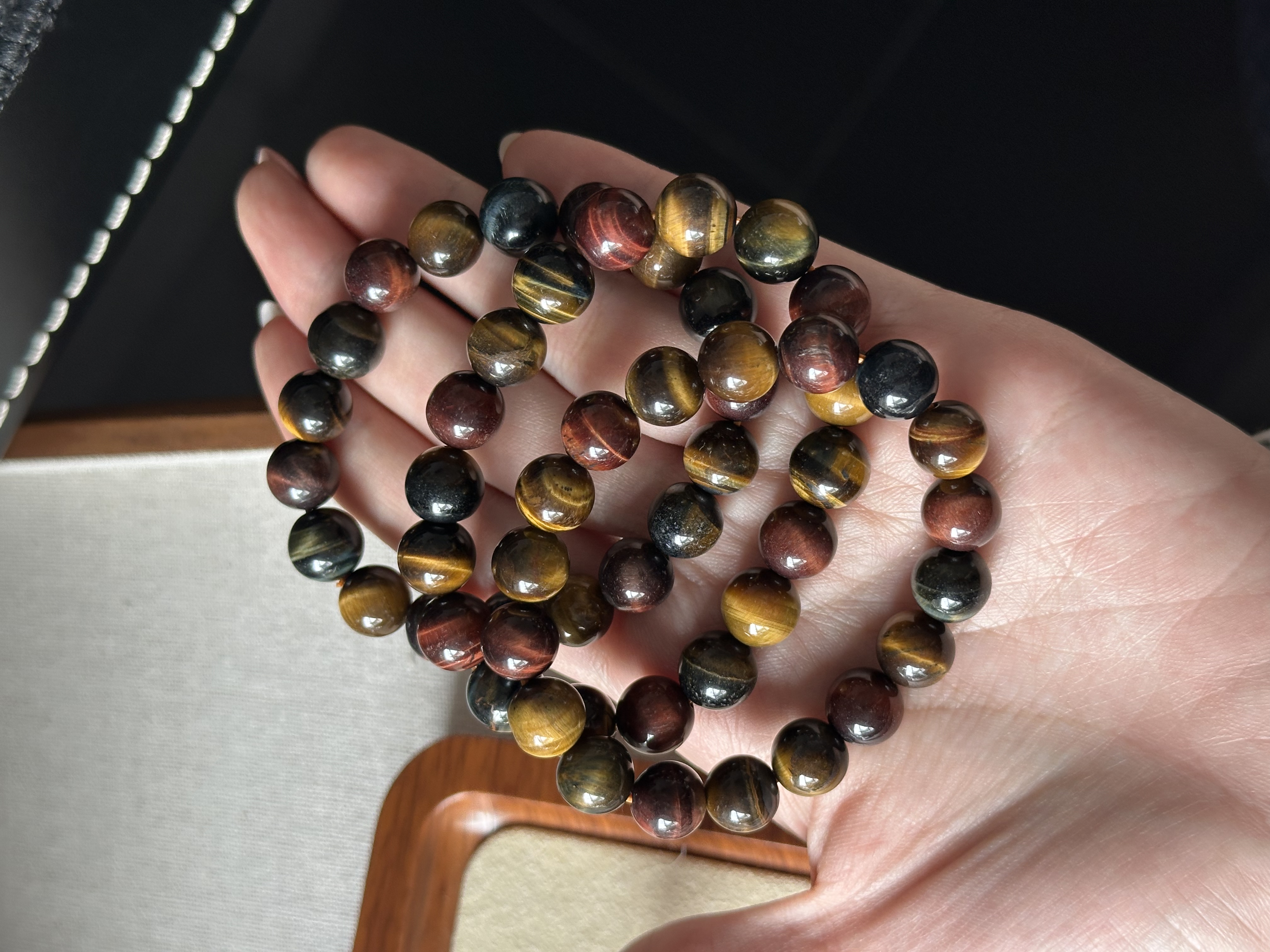 彩虎眼 ｜ Mix Tiger’s Eye 10mm+ 