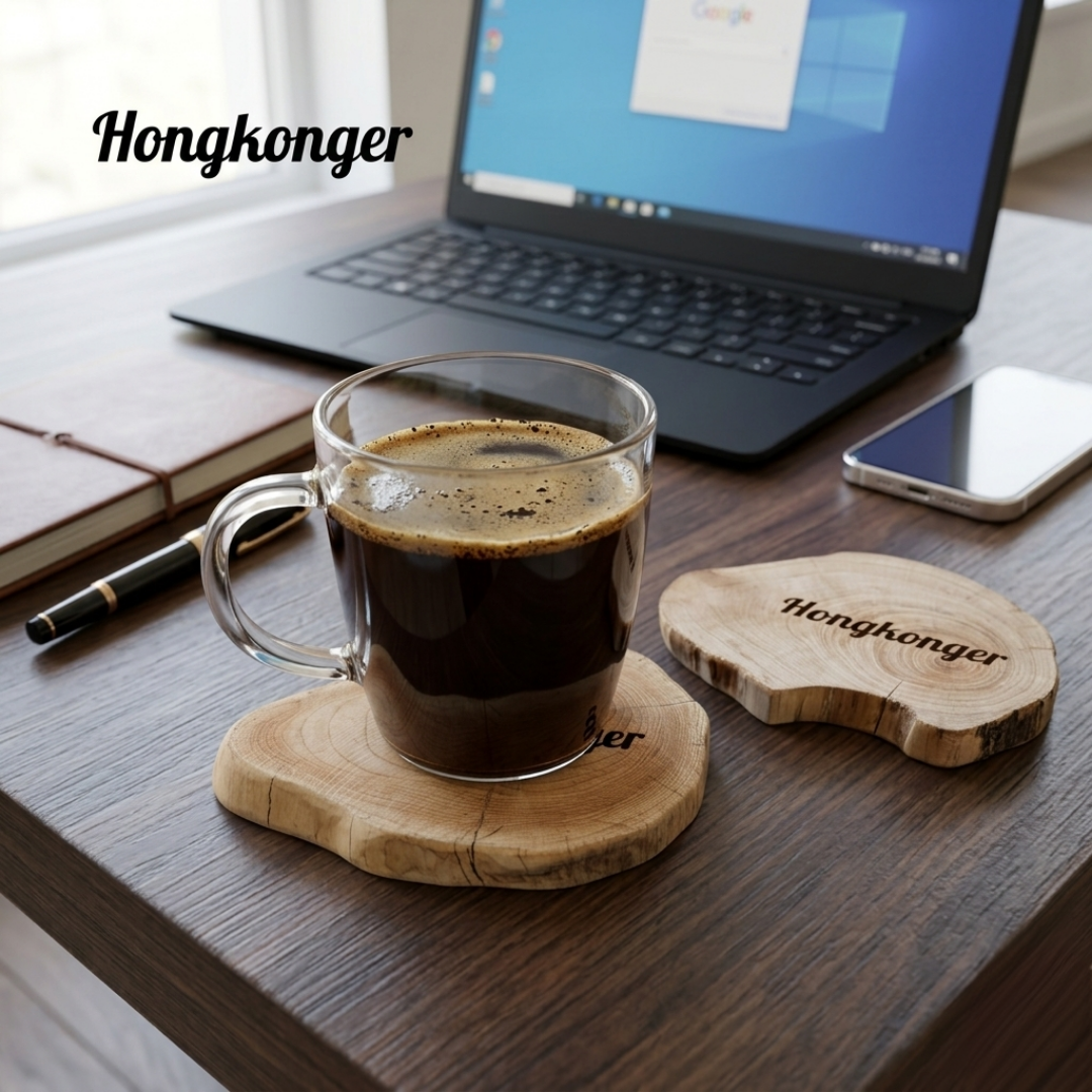 【專屬刻字散水禮物】HONGKONGER 崖柏原木杯墊/擴香墊
