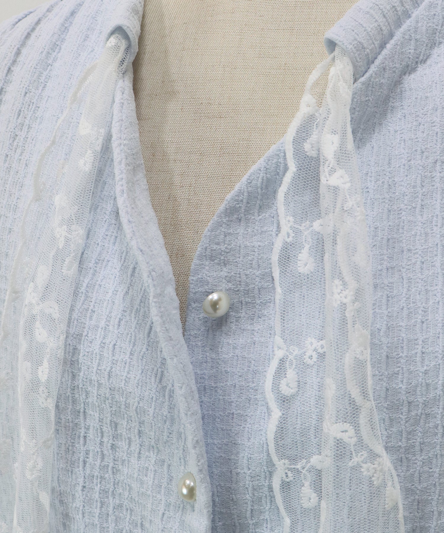 <JP> Lace Ribbon Nekopos Cardigan* 3色入 <預購>