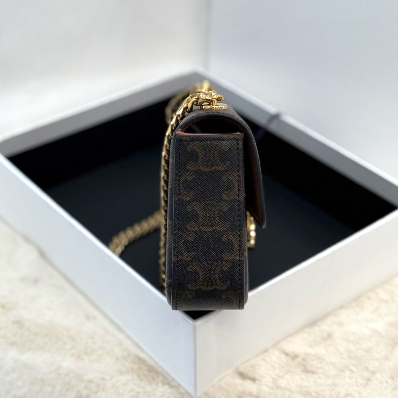 【預訂貨品】Celine凱旋門老花腋下包