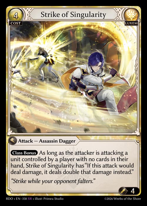 Strike of Singularity / RDO-358 (SR)