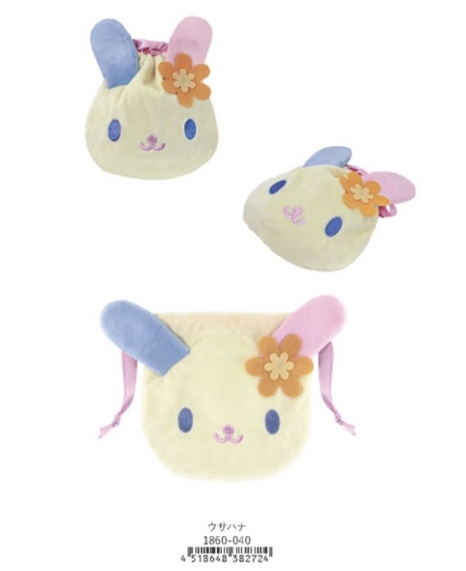 7月新品預訂｜日版 淡色系usahana索袋🌈