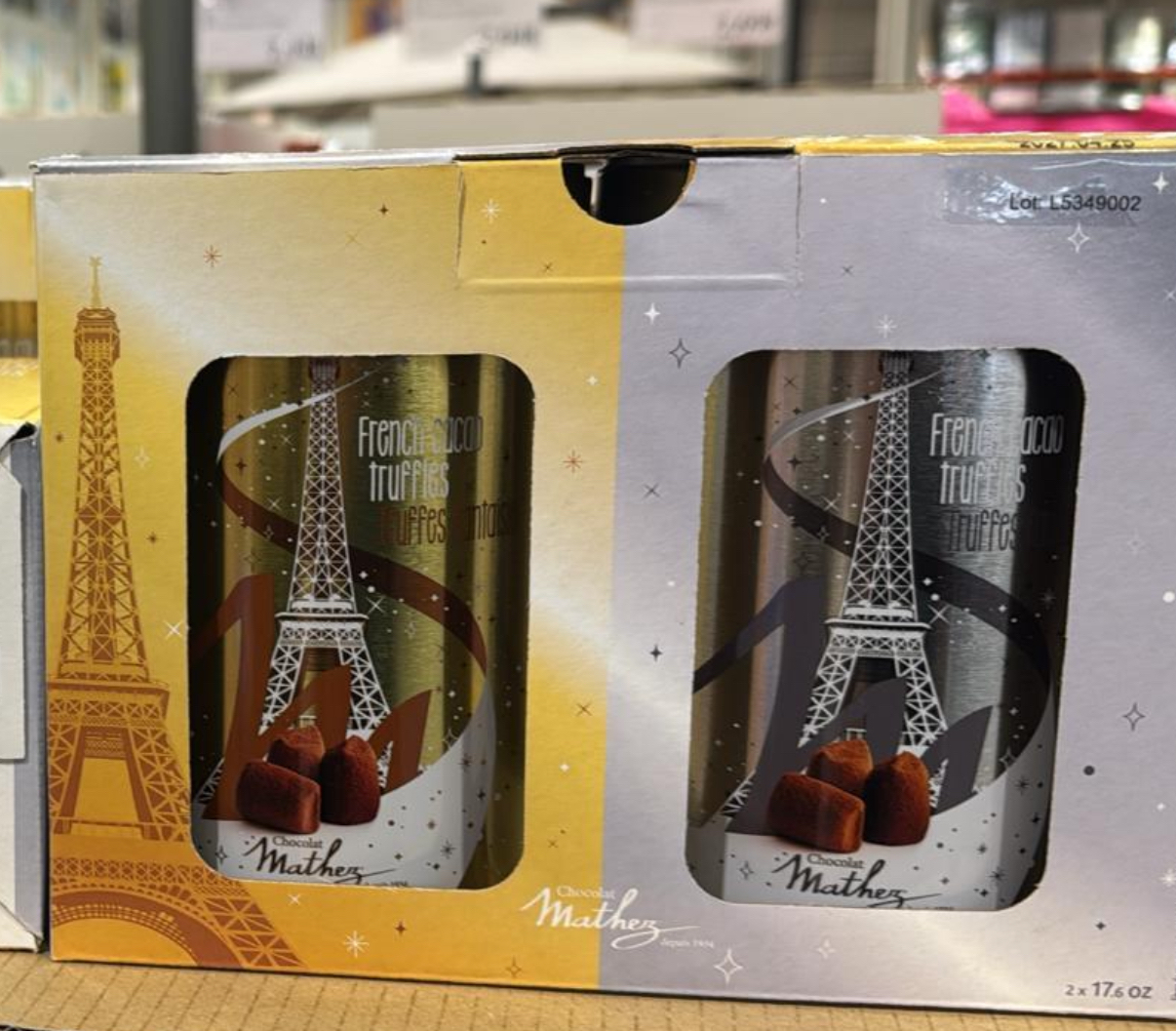 日本Costco限時特價優惠中   [Mathes] Mathes原味松露巧克力 500克 x 2罐
