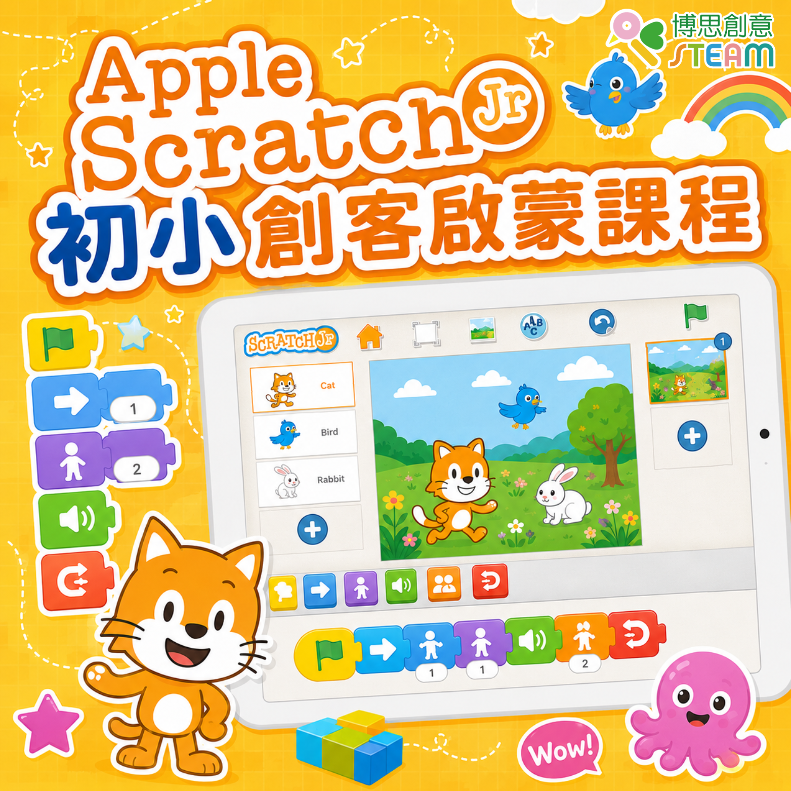 Apple ScratchJr 初小創客啟蒙課程
