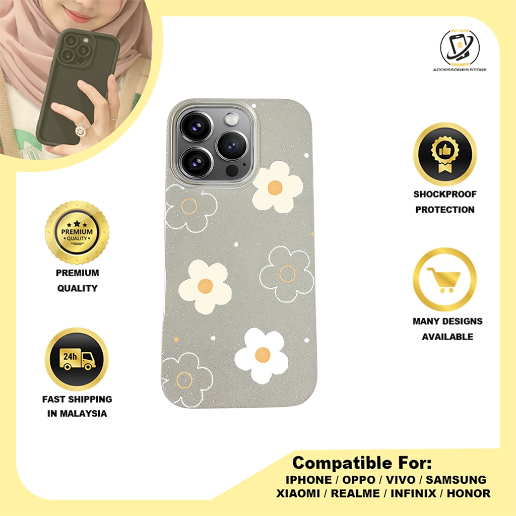 BLING CASE PHONE FOR IPHONE - DESIGN FLOWER A2