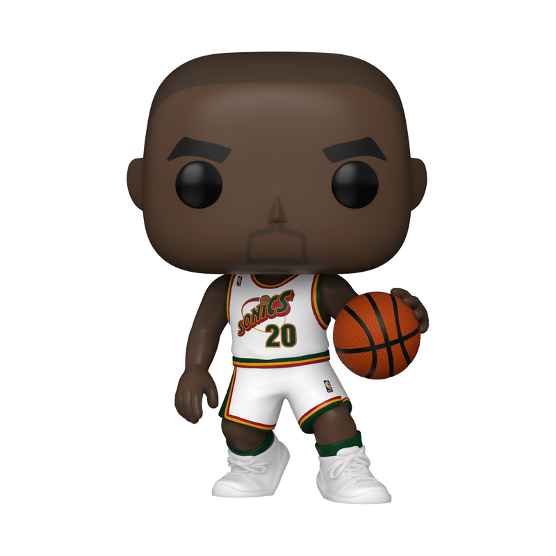 📦訂購 美國代購 Funko POP! NBA Gary Payton (White Home Uniform) Figure 西雅圖超音速 模型