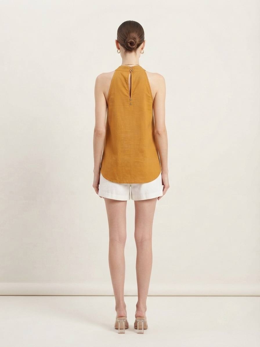 W6313A - Sleeveless Tunic