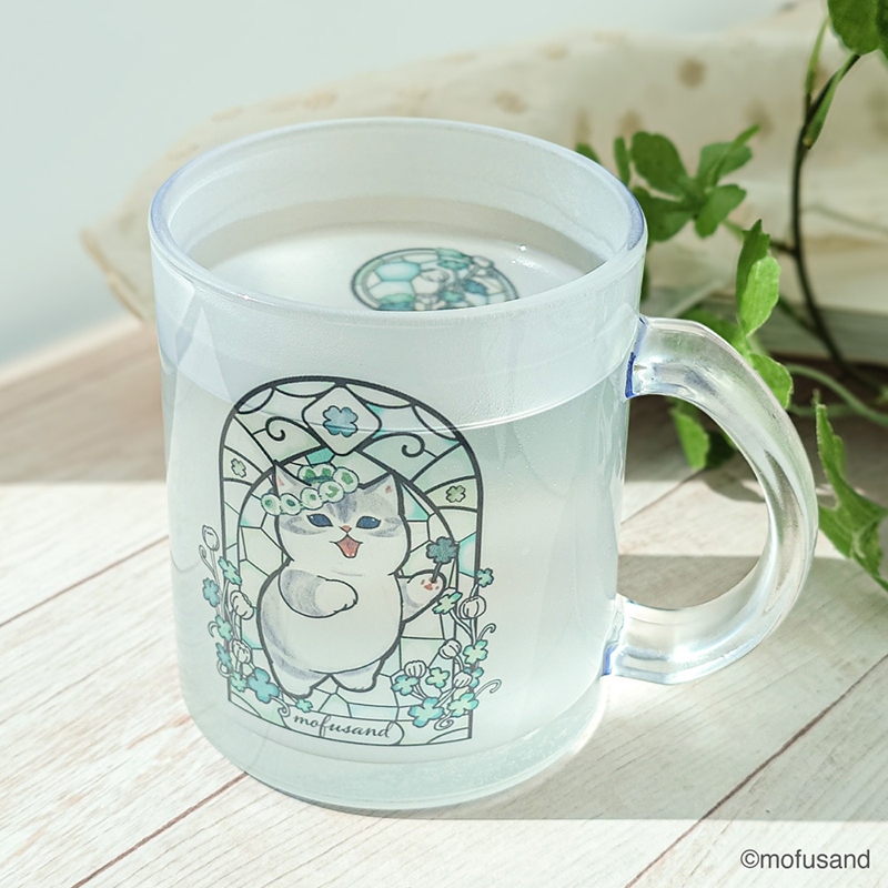 🌸 【預訂】mofusand 12/6新品-彩色玻璃杯